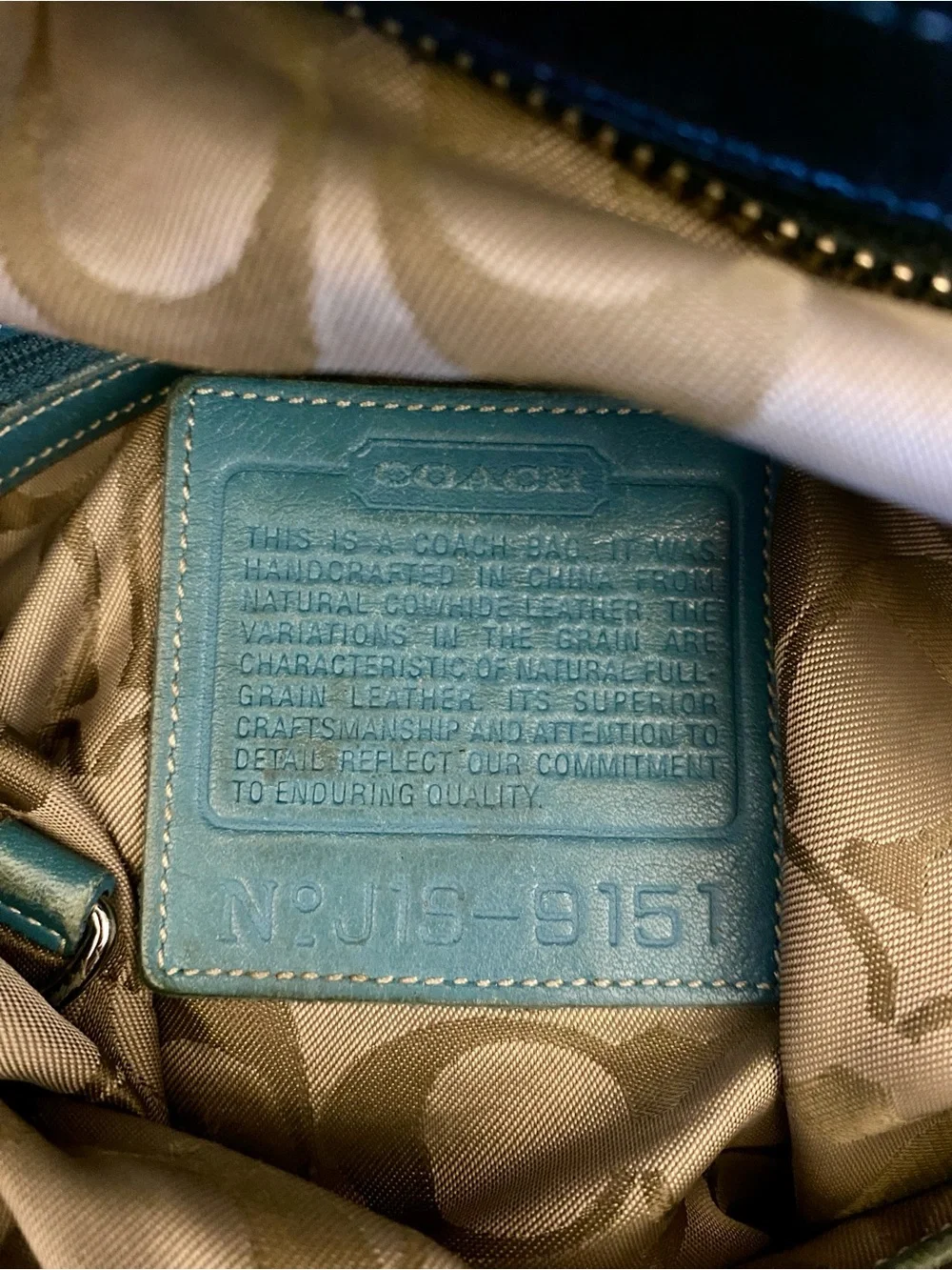 Coach xl bucket